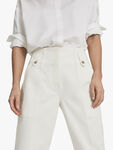 ALANA Cotton Tapered Cargo Trousers